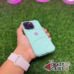 Case Apple Metallic Menta ip 14/15 Pro Max - Crazy Cases