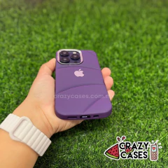 Case Apple Metallic Purple ip 14 Pro Max - Crazy Cases