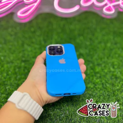 Case Apple Metallic Blue ip 14/15 Pro Max - Crazy Cases