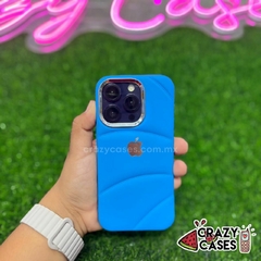 Case Apple Metallic Blue ip 14 pro - Crazy Cases