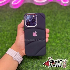 Case Apple Metallic Black ip 16 pro max - Crazy Cases