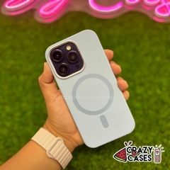 Case Silicon MagSafe Metallic Baby Blue ip 13