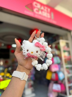 Strap peluche hello kitty moñito red
