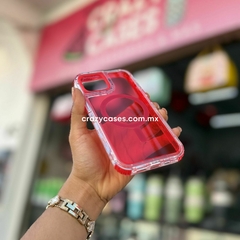 Uso rudo MagSafe clear roja borde transp Ip 13/14 - comprar en línea