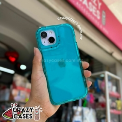 Case uso rudo Aqua transparente ip 15