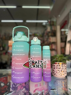 Set de botellas / termos motivacionales - comprar en línea