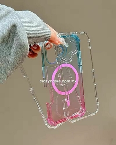 Case uso rudo magsafe degradado blue- pink iPhone 14 Pro Max - comprar en línea