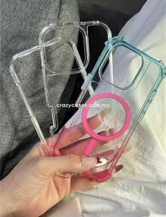 Case uso rudo magsafe degradado blue- pink iPhone 11 en internet