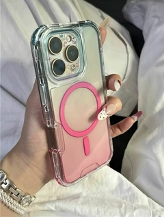 Case uso rudo magsafe degradado blue- pink iPhone 14 Pro Max - tienda en línea