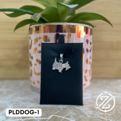Perrito Schnauzer - dije de Plata .925