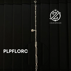 PULSERA PLATA FLOR COLGANDO (PLPFLORC)