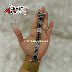 CORREA VAN CLEEF SILVER AND BLACK 38/40/41MM