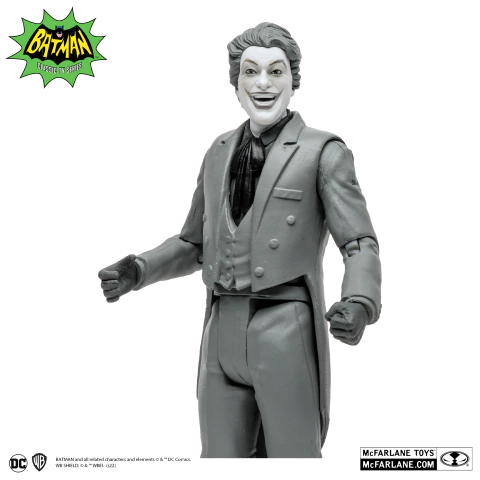 The Joker Black and White / Cesar Romero - Batman TV 60s - Mcfarlane Toys