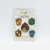 Pack Pin Harry Potter x 5 - Escudos de todas las casas y Hogwarts