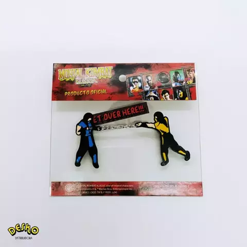 Pack Pin x 2 - Scorpion Vs Sub Zero - Mortal Kombat