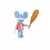 Itchy (Itchy & Scratchy) - The Simpsons 2.5 INCH - Jakks Pacifics en internet
