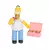 Homer Simpson - The Simpsons Deluxe - Jakks Pacifics - El Otro Mundo Toys