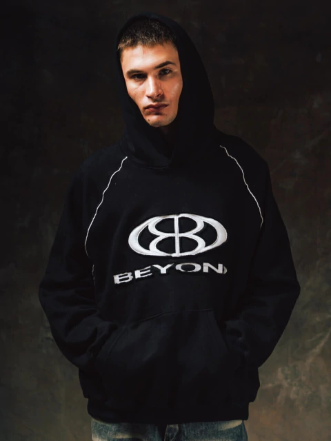 HOODIE BYND CHROME BLACK