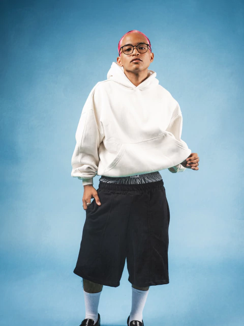 HOODIE LIVING PATCH CREAM - comprar online