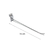 50 BLISTERS CROMADO DE 4MM 15CM - 3292