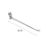 50 BLISTERS CROMADO DE 5MM 25CM - 32940