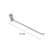 50 BLISTERS CROMADO DE 5MM 30CM - 32950