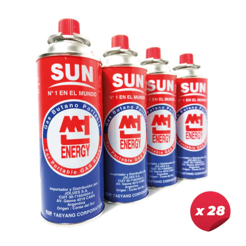 PACK 28 (CAJA) CARTUCHOS GAS BUTANO - 5601