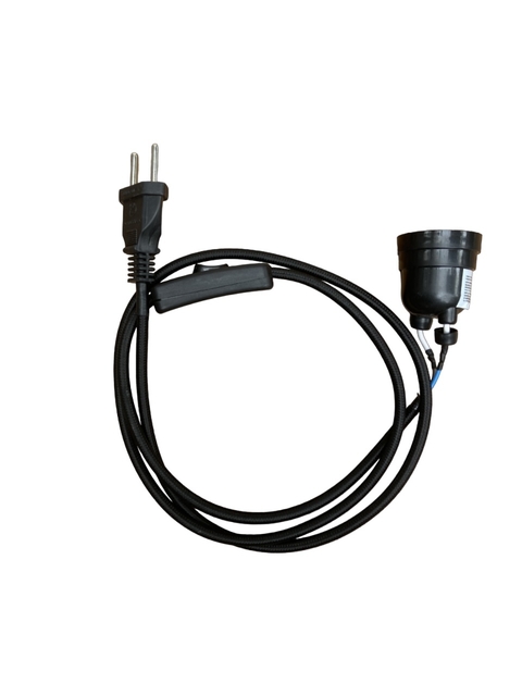 FIO COMPLETO PARA LUMINÁRIA - PRETO