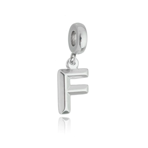 Berloque Letra F Inox - comprar online