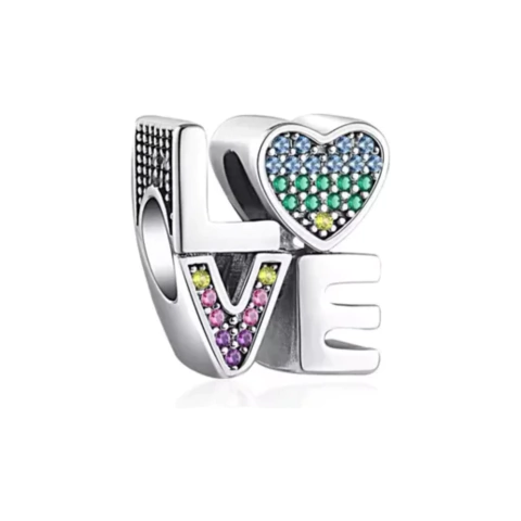 Berloque Love Inox - comprar online