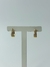 Argola Click Abaulada Cravejada - Tamanho P - comprar online
