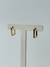 Argola Click quadrada- Tamanho P - comprar online