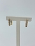 Argola Click Quadrada com zircônia - Tamanho M na internet