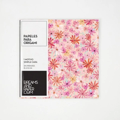 MINI PAPEL ORIGAMI 15 X 15 MUTISIA - comprar online
