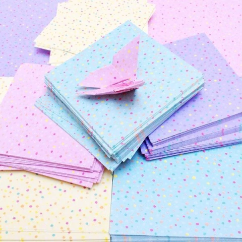 MINI PAPEL ORIGAMI 10 X 10 MIX PASTEL - comprar online