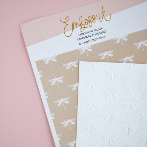 CARPETA DE EMBOSSING LIBELULAS