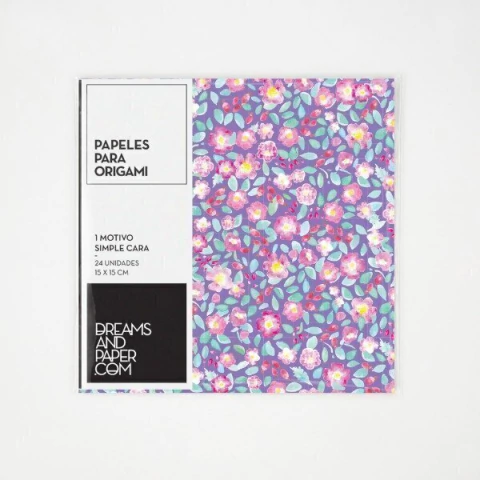 MINI PAPEL ORIGAMI 15 X 15 MOSQUETA - comprar online