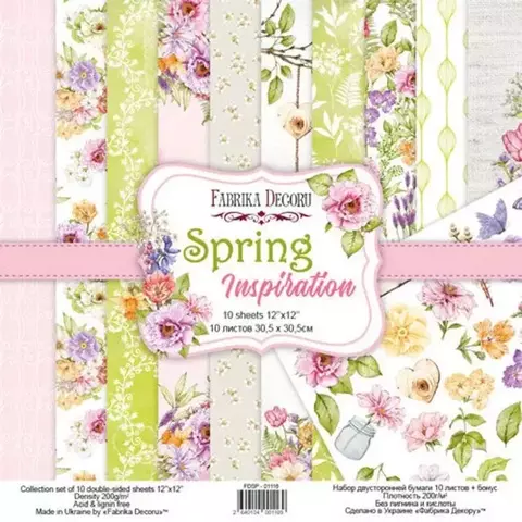 PAD DE PAPELES SPRING INSPIRATION FABRIKA DECORU