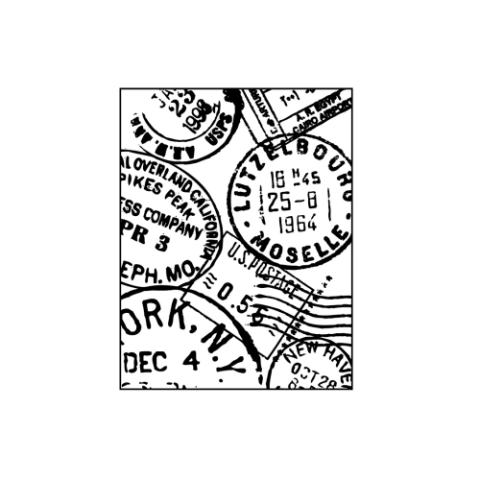 CARPETA DE EMBOSSING SELLO POSTAL