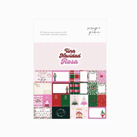 TARJETAS UNA NAVIDAD ROSA