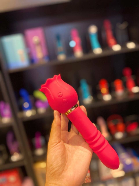 VIBRADOR ROSA VAI E VEM - comprar online