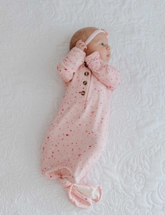 Body Saquinho de Dormir Pedrinhas Rosa