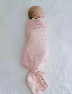 Manta Pedrinhas Rosa - comprar online