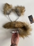 KIT RABO DE RAPOSA E TIARA DE ORELHAS - comprar online