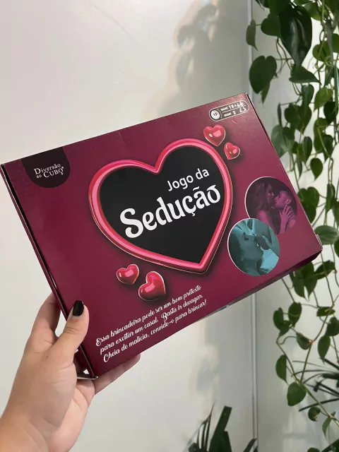 JOGO TABULEIRO SEDUÇÃO COM DADOS DIVERSÃO AO CUBO