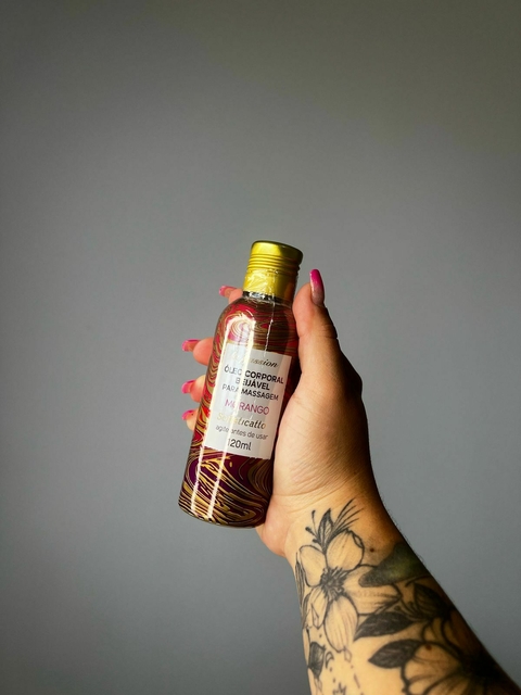 Óleo Corporal Beijável Para Massagem 120ml Linha Passion Sofisticatto