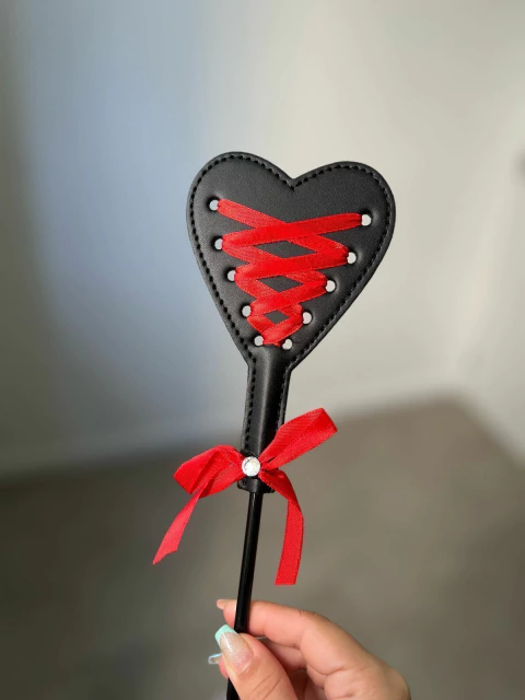 Chibata de Coração com Lacinho