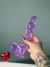 Prótese Peniana de Silicone com Ventosa Dildo - Rainbow Spicy