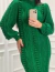 Vestido Maxi Midi Tricot Relevo Paris - Verde - comprar online