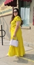 Vestido em Viscose Longo Sicília Amarelo 993 Valentina Sirrah na internet